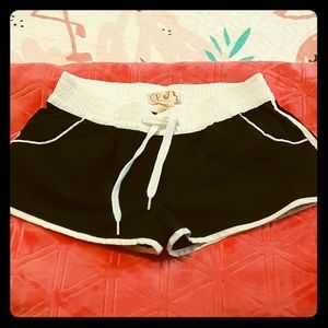 Op short shorts black and white sz 3-5 (s)